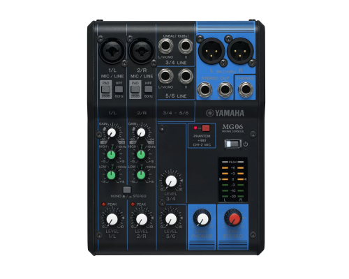 Yamaha MG06 Микшерный пульт, 6 каналов